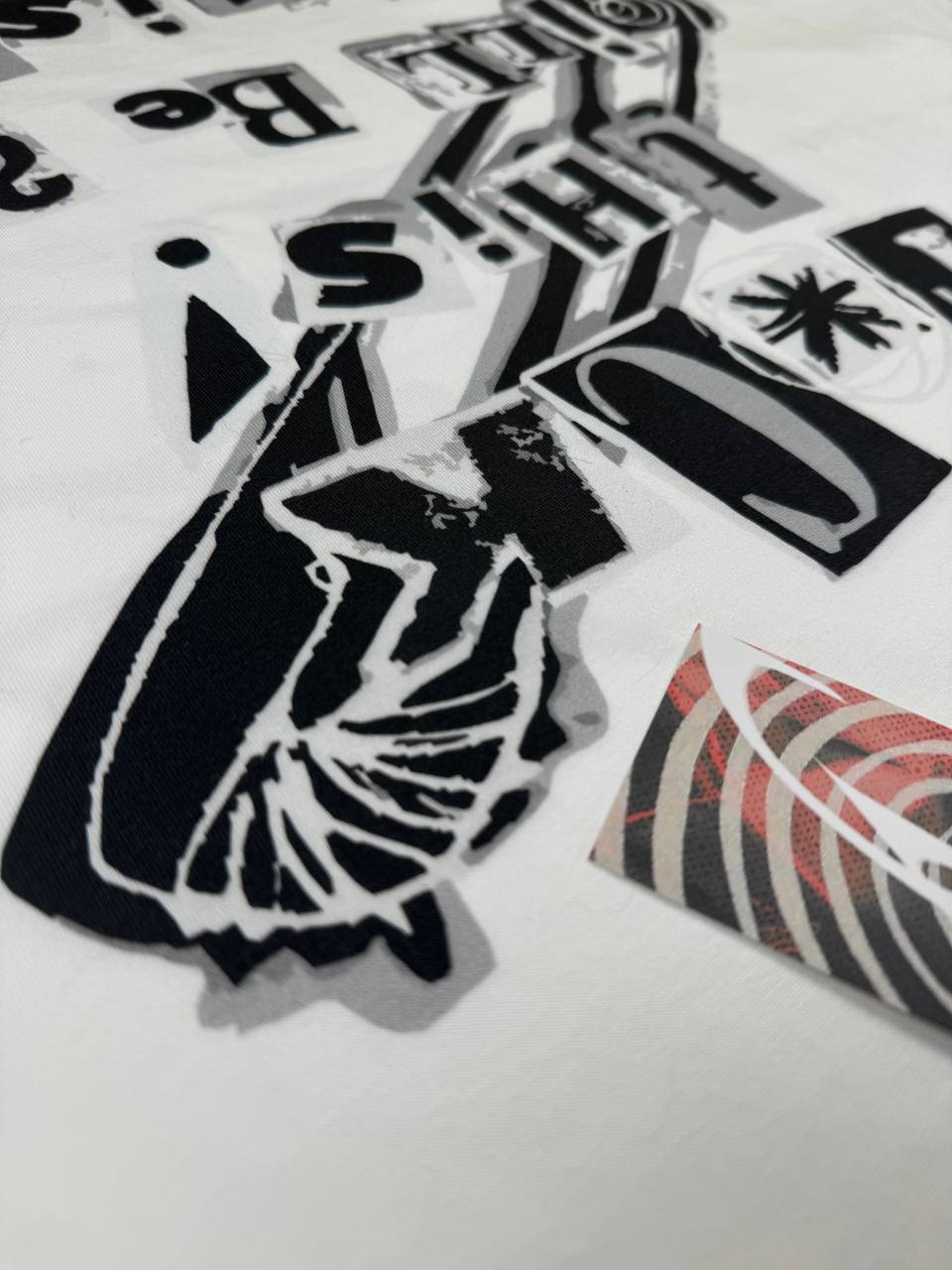 Punk-Style White T-shirt