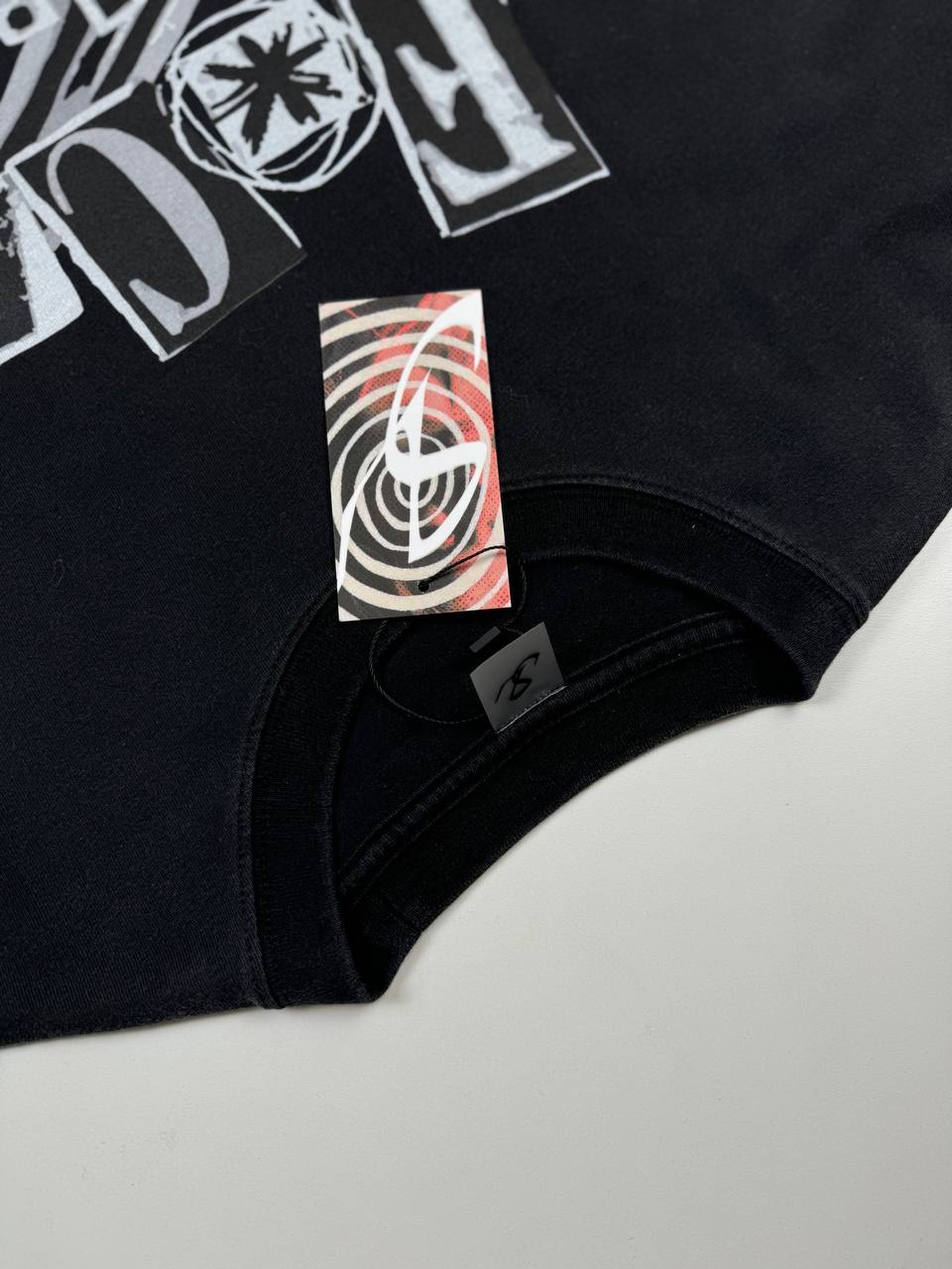 Punk-Style Black T-shirt