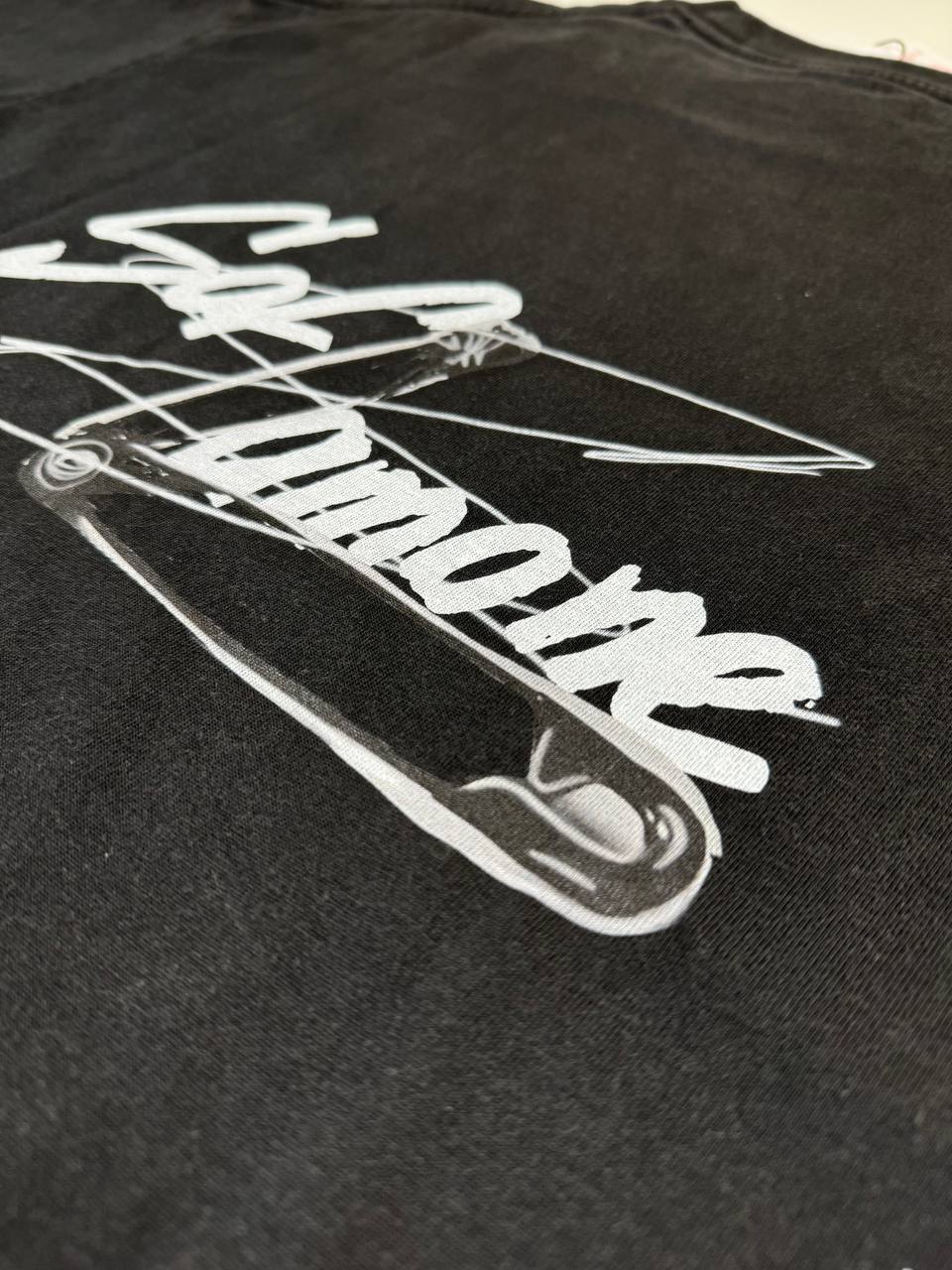 Punk-Style Black T-shirt