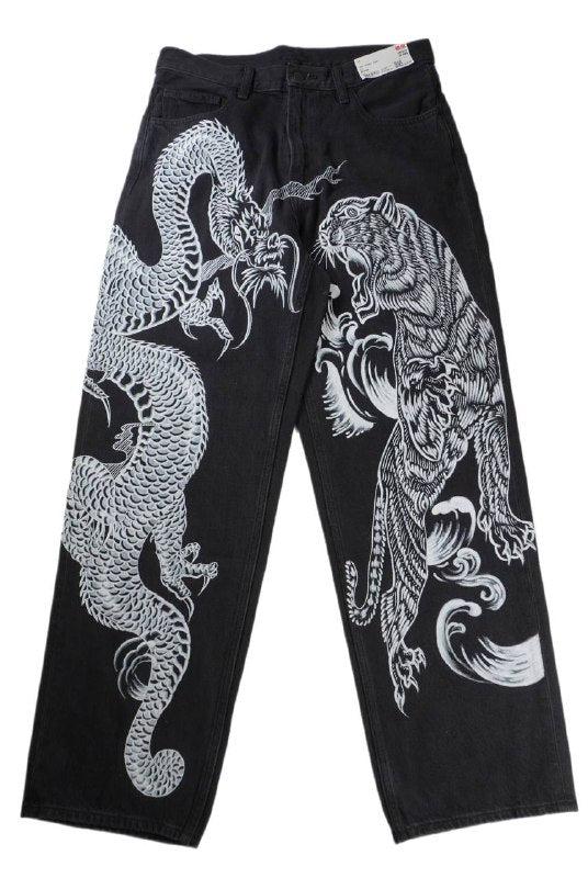 Custom jeans in japanese style