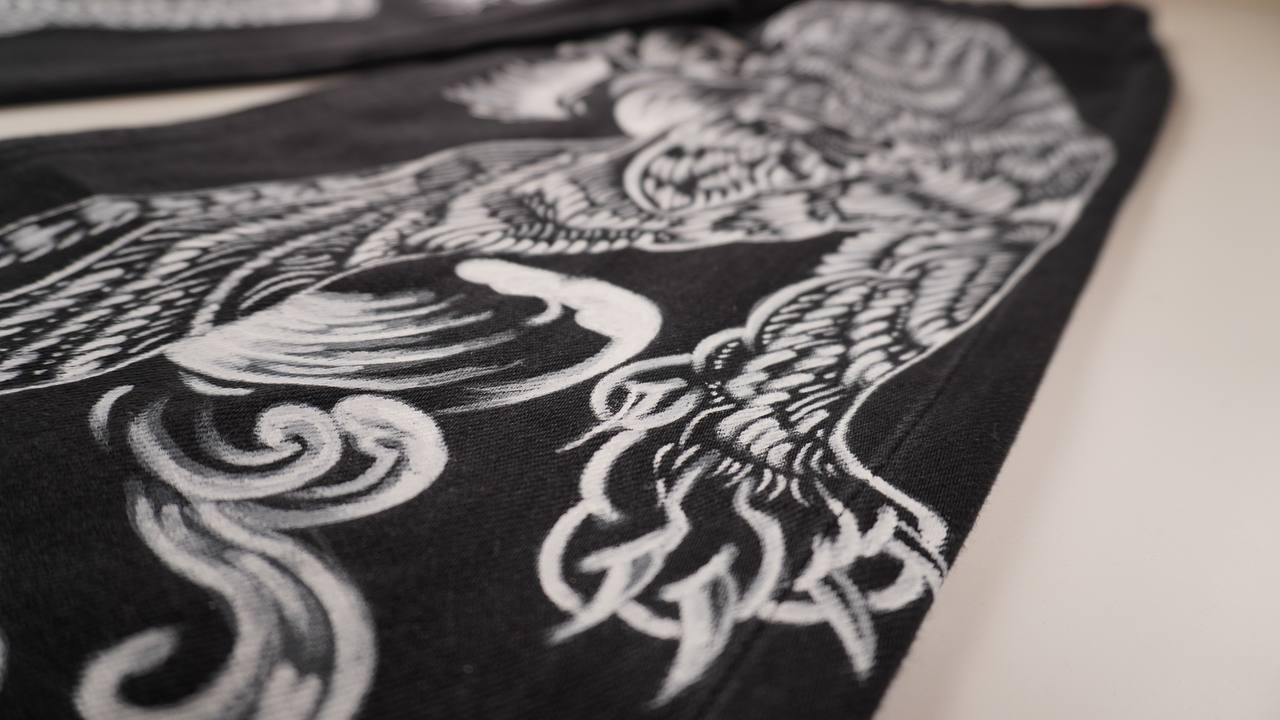 Custom jeans in japanese style