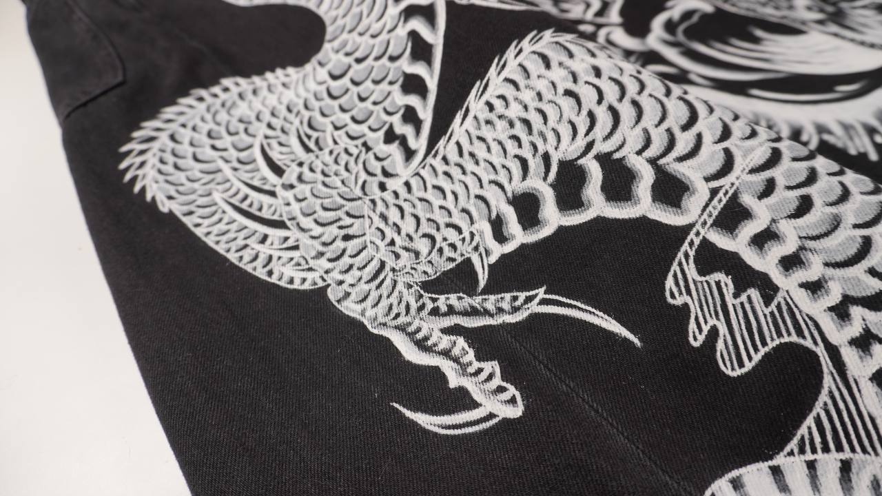 Custom jeans in japanese style
