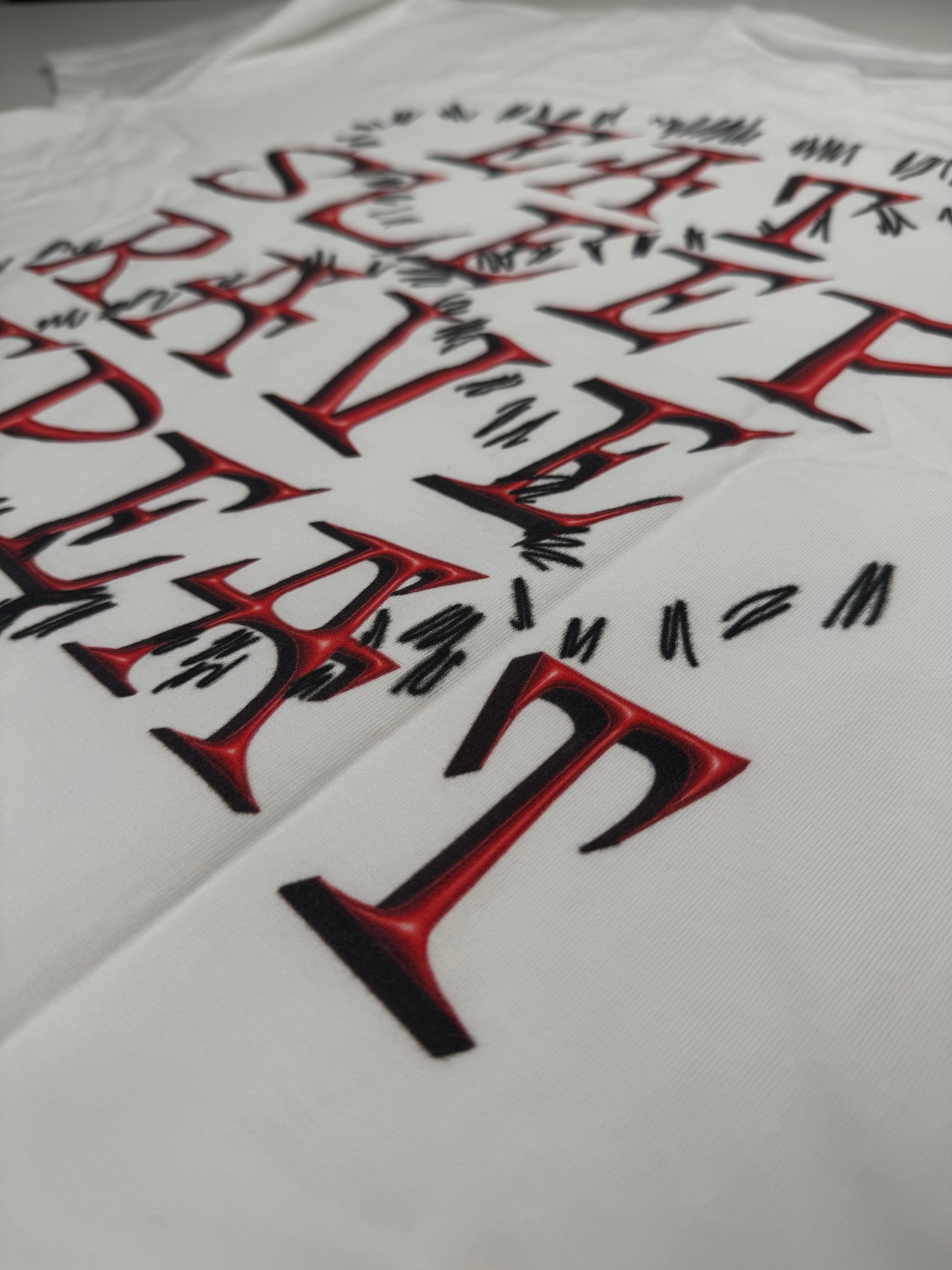 Rave Cycle R-Shirt (White-Red)