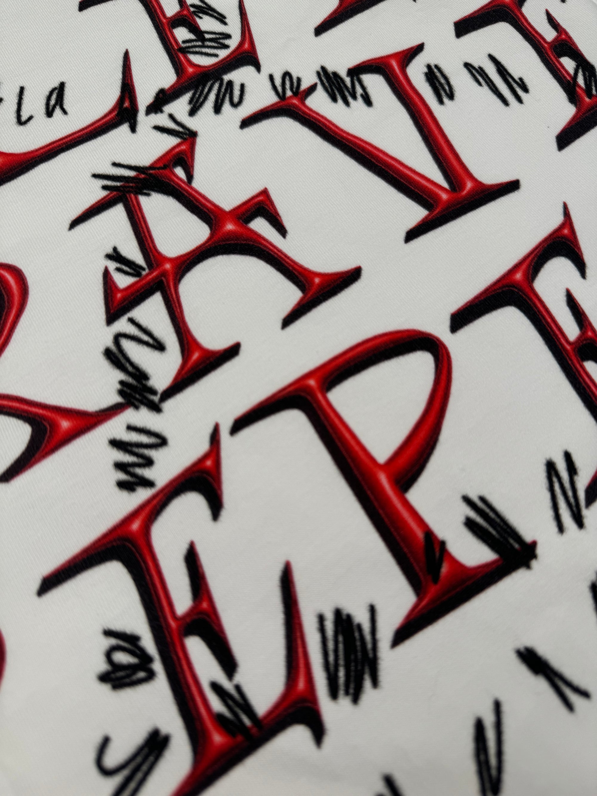 Rave Cycle R-Shirt (White-Red)